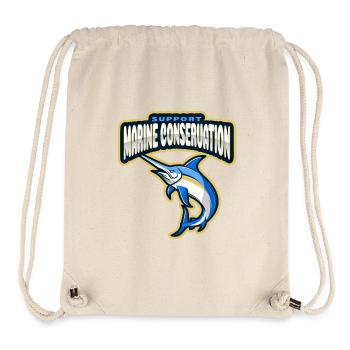 Marine Conservation - Stanley/Stella Recycled Gym Bag - natural - Front