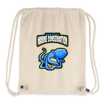 Marine Conservation - Stanley/Stella Recycled Gym Bag - natural - Front