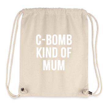 C Bombe Genre De Maman - Sac à cordon recyclé Stanley/Stella - blanc naturel - Devant