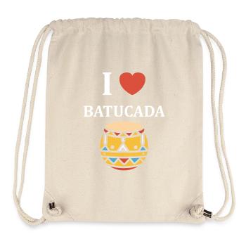 Batucada Drum Humor - Stanley/Stella recycelter Gym Bag - Naturweiß - Vorne