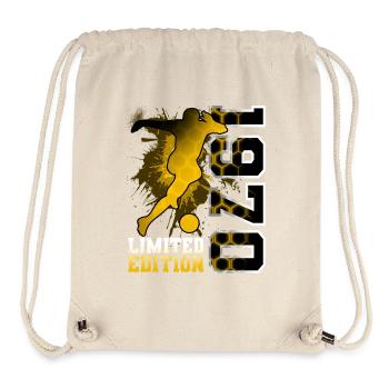 1970 Geburtsjahr Geburtstag Fußball - Stanley/Stella recycelter Gym Bag - Naturweiß - Vorne