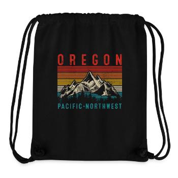 Oregon - Stanley/Stella Recycled Gym Bag - black - Front