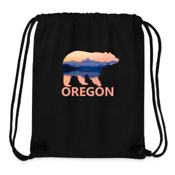 Oregon - Stanley/Stella Recycled Gym Bag - black - Front