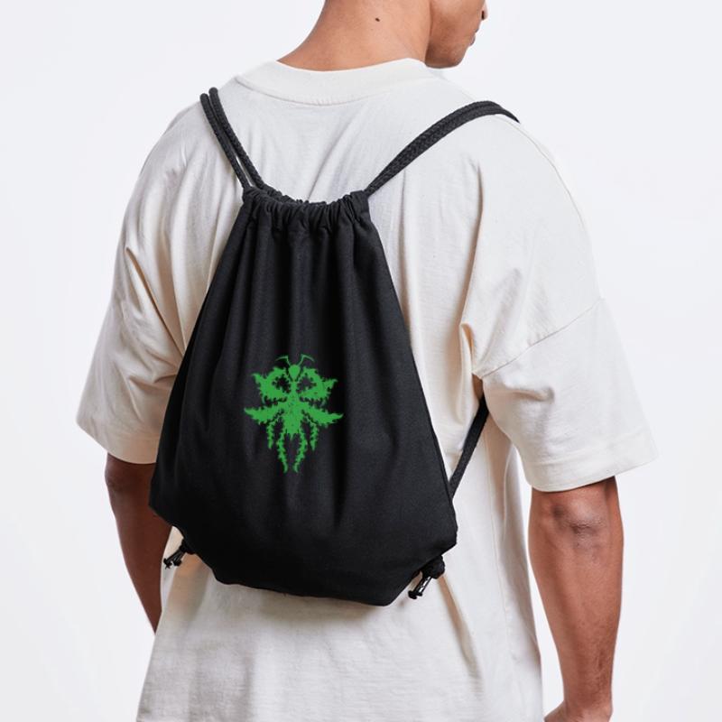 Pattern in praying mantis shape Stanley/Stella Recycled Gym Bag