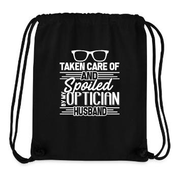 Optician Spoiled By My Optician Husband - Stanley/Stella Recycled Gym Bag - black - Front