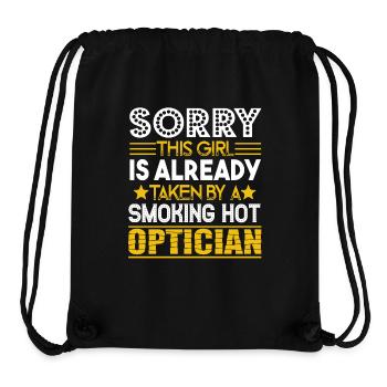 Optician Taken By A Smokin Hot Optician - Stanley/Stella Recycled Gym Bag - black - Front