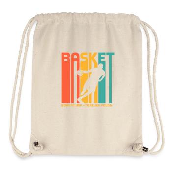 Basketball. Geboren 1891. Basketball-Fans - Stanley/Stella recycelter Gym Bag - Naturweiß - Vorne