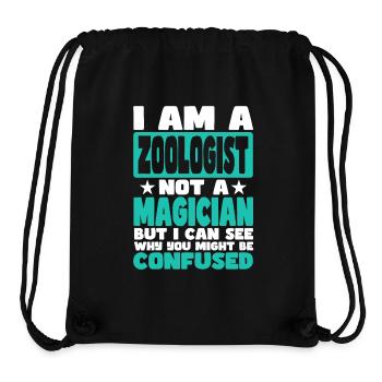Zoologe - Stanley/Stella recycelter Gym Bag - Schwarz - Vorne