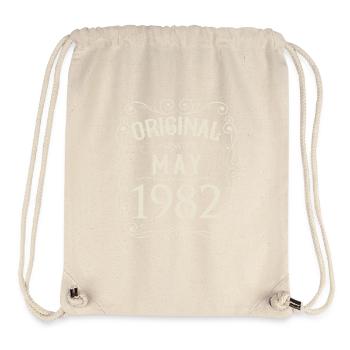 Vintage - Original since May 1982 Birthday - Stanley/Stella Recycled Gym Bag - natural - Front