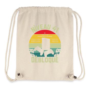 Level 41 Unlocked - Stanley/Stella Recycled Gym Bag - natural - Front