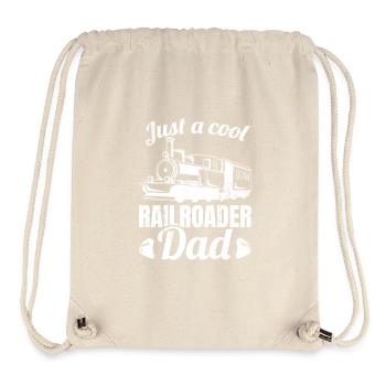 Railroad Father - Stanley/Stella Recycled Gym Bag - natural - Front