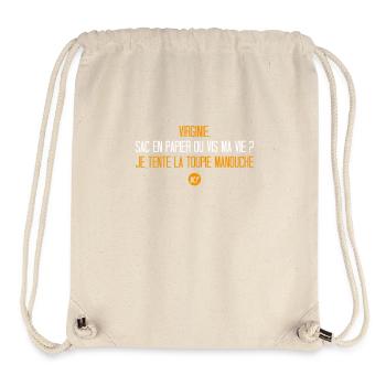 Paper bag or Live my life? top... - Stanley/Stella Recycled Gym Bag - natural - Front