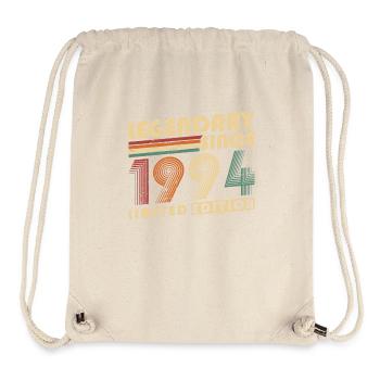 Legendary Since 1994 Vintage Birthday Gift - Stanley/Stella Recycled Gym Bag - natural - Front