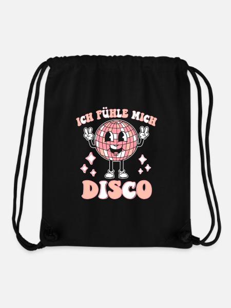 Ich Fühl Mich Disco Party Feiern Disco Tanzen Frau - Stanley/Stella recycelter Gym Bag - Schwarz