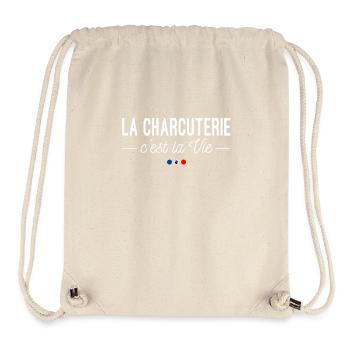 Charcuterie ist Leben! Charcuterie-Fans - Stanley/Stella recycelter Gym Bag - Naturweiß - Vorne