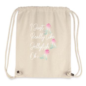 Cadeau de méduse - Sac à cordon recyclé Stanley/Stella - blanc naturel - Devant