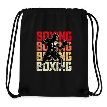 Boxen - Stanley/Stella recycelter Gym Bag - Schwarz - Vorne