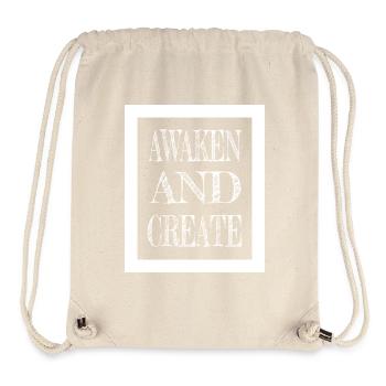 geek sayings innovative ideas - Stanley/Stella recycelter Gym Bag - Naturweiß - Vorne