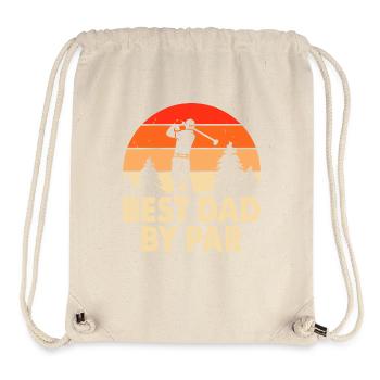 Best Dad By Par - Stanley/Stella Recycled Gym Bag - natural - Front