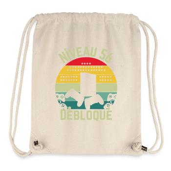 Level 56 Unlocked - Stanley/Stella Recycled Gym Bag - natural - Front