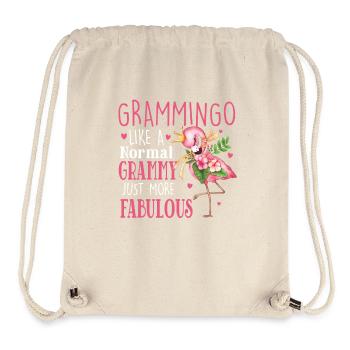 Flamingo Grammingo like a normal Grammy Gifts - Stanley/Stella Recycled Gym Bag - natural - Front