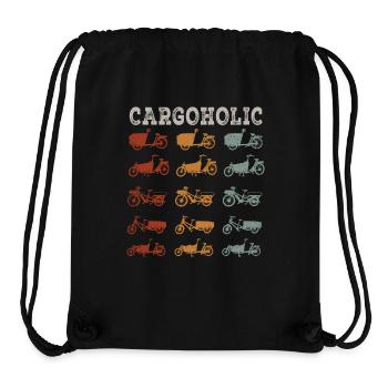 Cargoholic Vélo Cargo Cargobike - Sac à cordon recyclé Stanley/Stella - noir - Devant