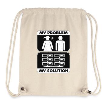 Network Engineer My Problem My Pictogram Dad Mom - Stanley/Stella recycelter Gym Bag - Naturweiß - Vorne