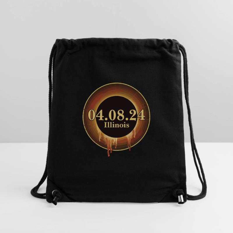 Total Solar Eclipse Path of Totality Illinois Stanley/Stella Recycled Gym Bag