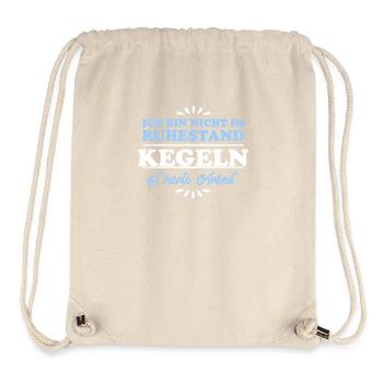 Ruhestand Rentner Pensioner Kegler - Stanley/Stella recycelter Gym Bag - Naturweiß - Vorne