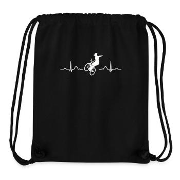 Kunstradfahren Kunstradfahrer - Stanley/Stella recycelter Gym Bag - Schwarz - Vorne