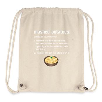 Kartoffelbrei Kartoffelpüree - Stanley/Stella recycelter Gym Bag - Naturweiß - Vorne