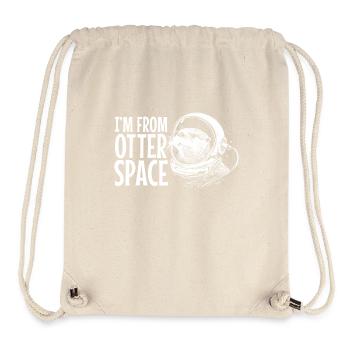 Otter Space Lustig Otter Astronaut - Stanley/Stella recycelter Gym Bag - Naturweiß - Vorne