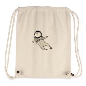 Otter Space Lustig Otter Astronaut - Stanley/Stella recycelter Gym Bag - Naturweiß - Vorne