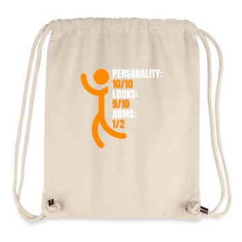Arm Amputierer Humor Arme 1/2 - Stanley/Stella recycelter Gym Bag - Naturweiß - Vorne