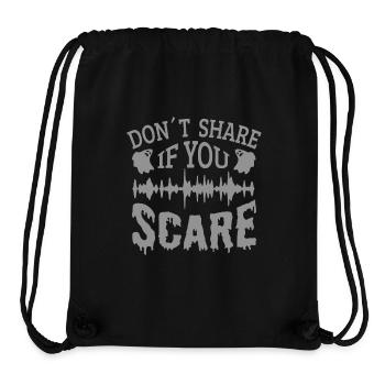 Chasseur de fantômes professionnel Drôle Ne Pas Partager Peur - Sac à cordon recyclé Stanley/Stella - noir - Devant