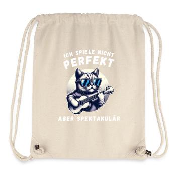 Ich spiele nicht perfekt – spektakulär - Stanley/Stella recycelter Gym Bag - Naturweiß - Vorne