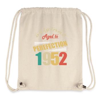 I'm 72 years old | I was born in 1952 - birth - Stanley/Stella Recycled Gym Bag - natural - Front