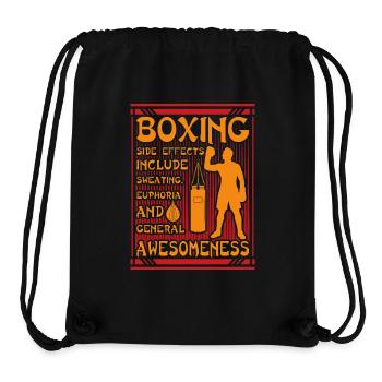 Boxen Lustiges Zitat - Stanley/Stella recycelter Gym Bag - Schwarz - Vorne