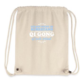 Retraité Retraité Qi-Gong - Sac à cordon recyclé Stanley/Stella - blanc naturel - Devant
