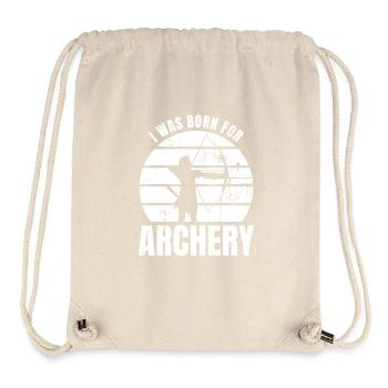 Funny Archery Joke - Stanley/Stella Recycled Gym Bag - natural - Front