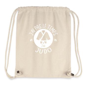 I don't have time, I have Judo. For Judokas - Stanley/Stella Recycled Gym Bag - natural - Front