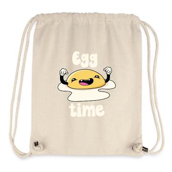 Zeit für Eier - Stanley/Stella recycelter Gym Bag - Naturweiß - Vorne