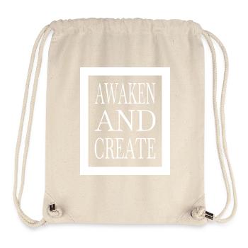 spiritual awakening enlightenment practices - Stanley/Stella recycelter Gym Bag - Naturweiß - Vorne
