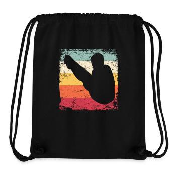Diving, Artistic Jumping, Synchronized Diving - Stanley/Stella Recycled Gym Bag - black - Front