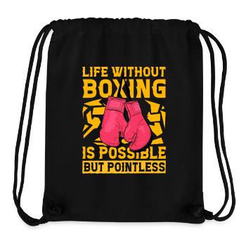 Ein Leben ohne Boxen ist möglich, aber sinnlos - Stanley/Stella recycelter Gym Bag - Schwarz - Vorne