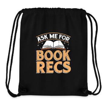 Librarian Ask Me For Book Recs Library Librarians - Stanley/Stella Recycled Gym Bag - black - Front