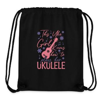 Uke Girl - Stanley/Stella recycelter Gym Bag - Schwarz - Vorne