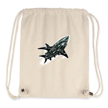 Shark Robot - Stanley/Stella Recycled Gym Bag - natural - Front