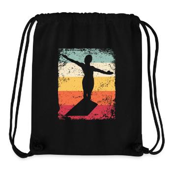 Diving, Artistic Jumping, Synchronized Diving - Stanley/Stella Recycled Gym Bag - black - Front