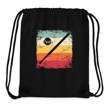 Wiffleball Club Retro Pickleball Team - Stanley/Stella Recycled Gym Bag - black - Front